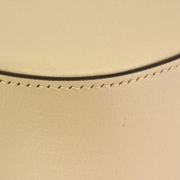 Gucci Horsebit GG Mini Shoulder Bag Beige Leather Web Stripe Strap Gold Hardware - Picture 6 of 9